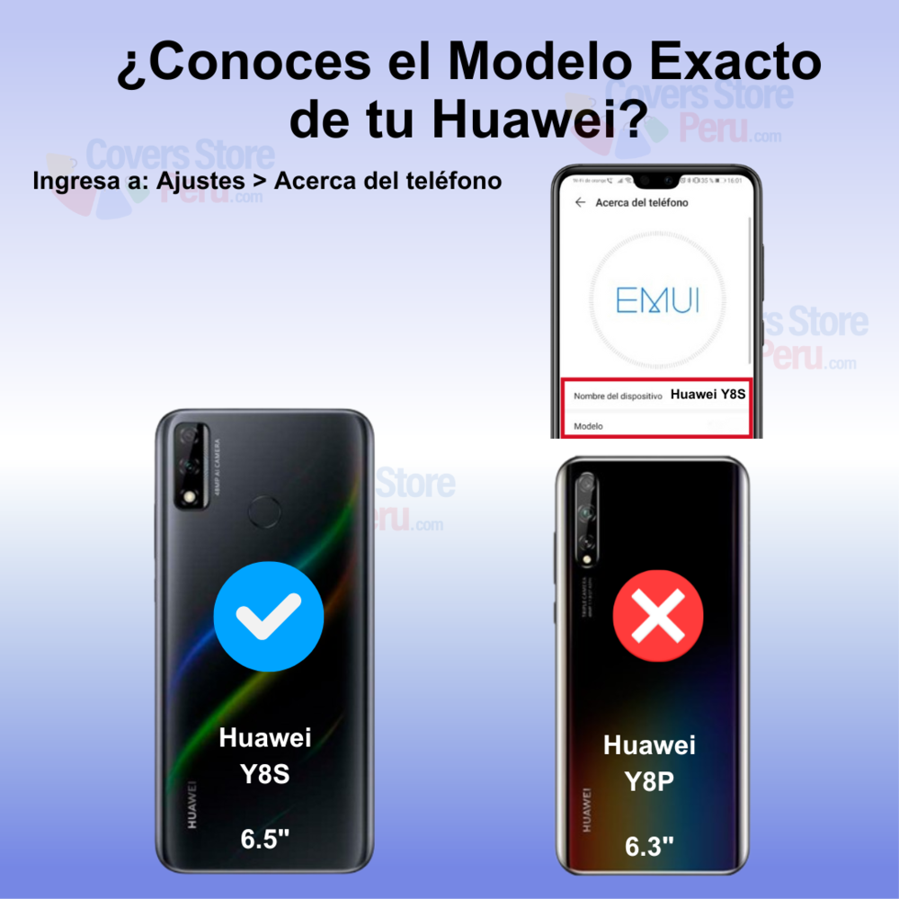 Funda para Huawei Y8S Holder Parante + Anillo Rojo