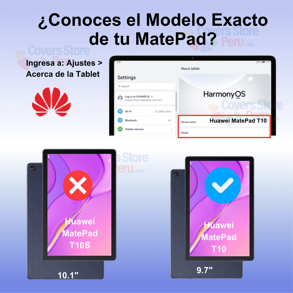 Mica para Huawei MatePad T10 9.7" de Cerámica Antishock