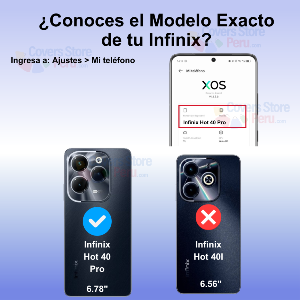 Funda Case para Infinix Hot 40 Pro Space Original