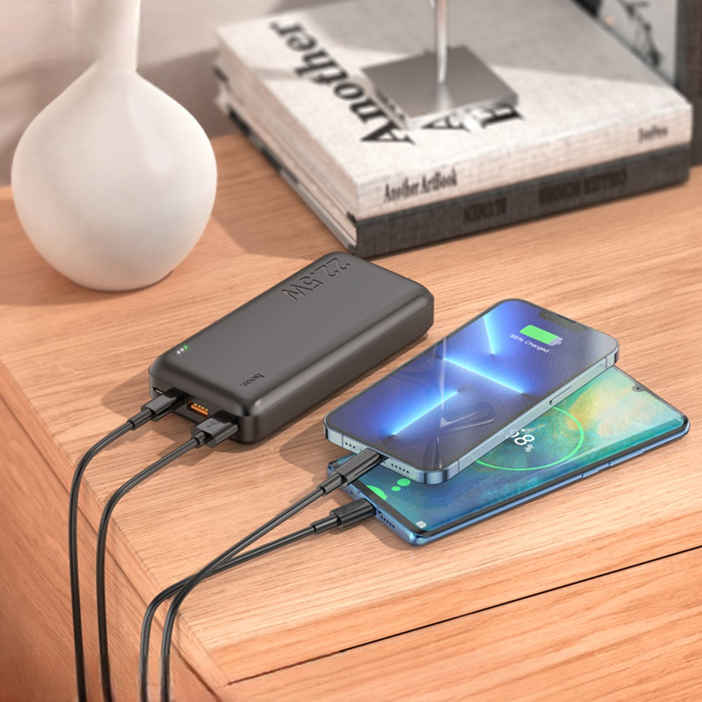 Power Bank 20000mAh Hoco J101A 22.5W Carga Rapida Negro