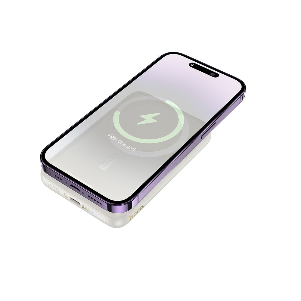 Power Bank 10000mAh Hoco J141 Magnetico PD20W Blanco