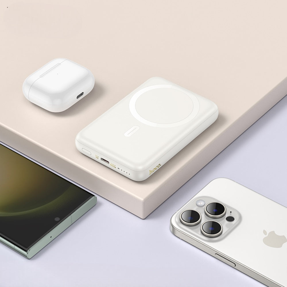 Power Bank 10000mAh Hoco J141 Magnetico PD20W Blanco