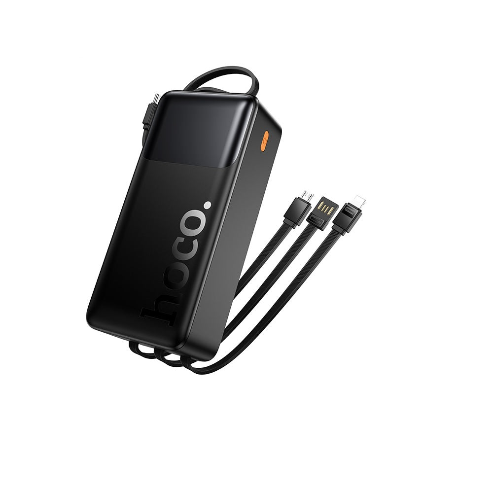 Power Bank 4 Cables 30000mAh Hoco J156B PD20W 22.5W Negro