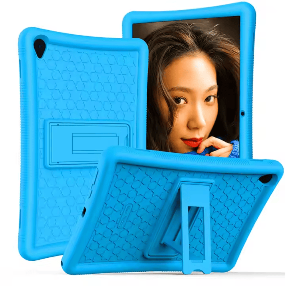 Funda para iPad Pro M4 11" - Silicona Soft Celeste
