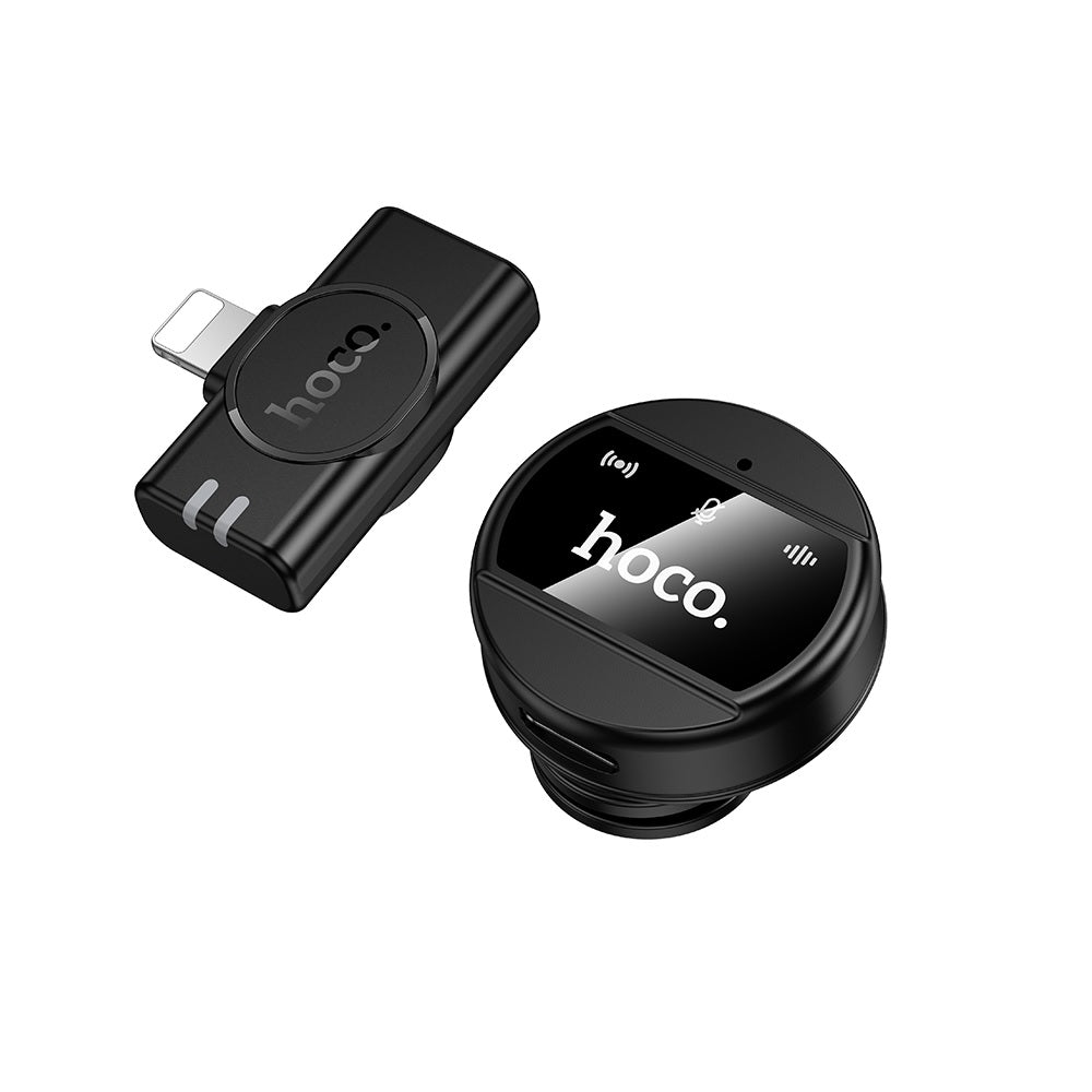 Microfono con Interfaz IP Inalambrico Hoco L21 Negro