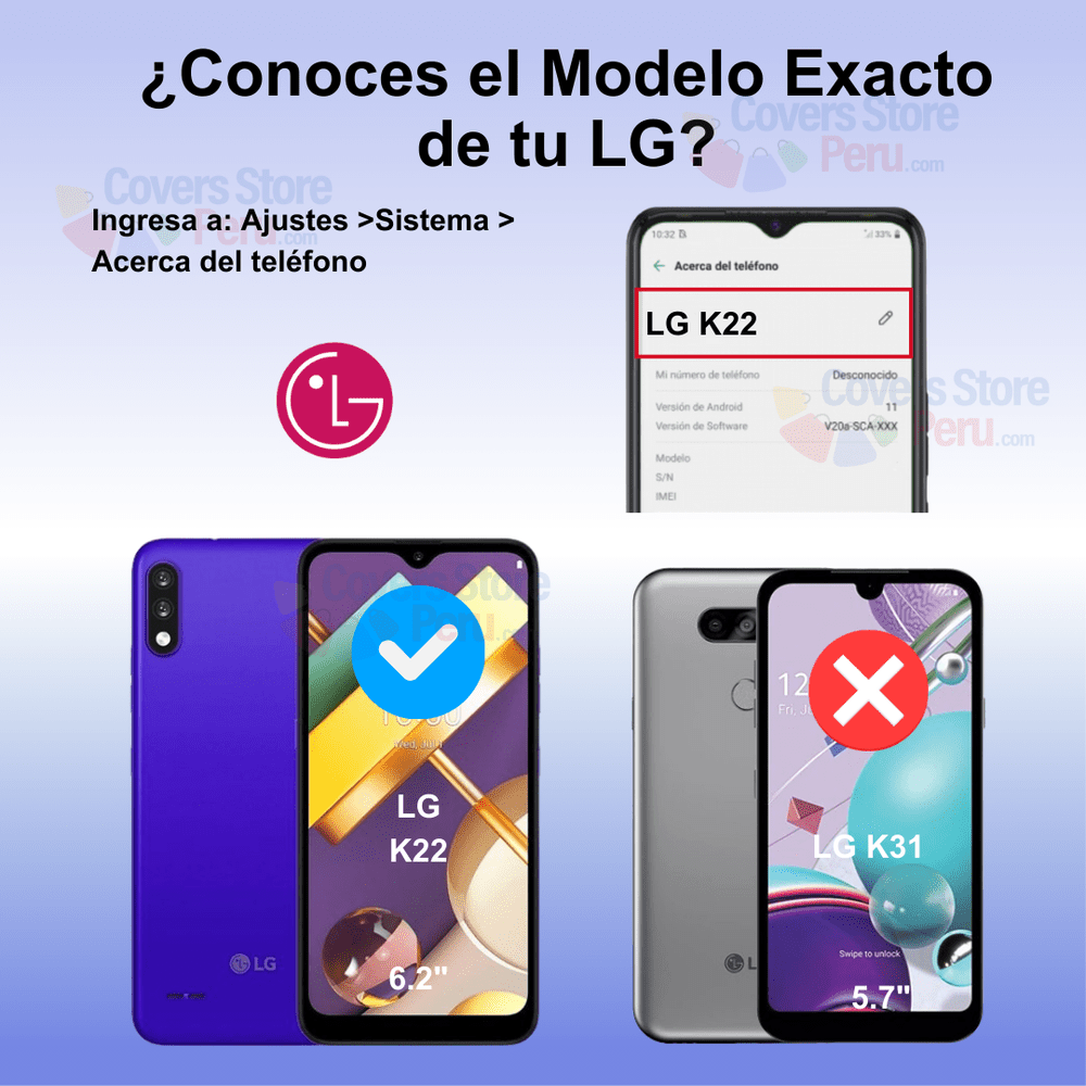 Mica para LG K22 Cerámica Anti-Espía Antishock