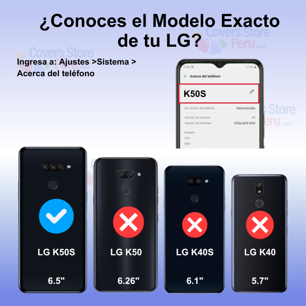 Funda Case para Lg K50S Flip Cover Rosa