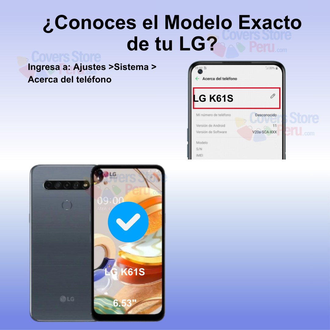 Mica para Lg K61s Protector de pantalla 21D Antishock