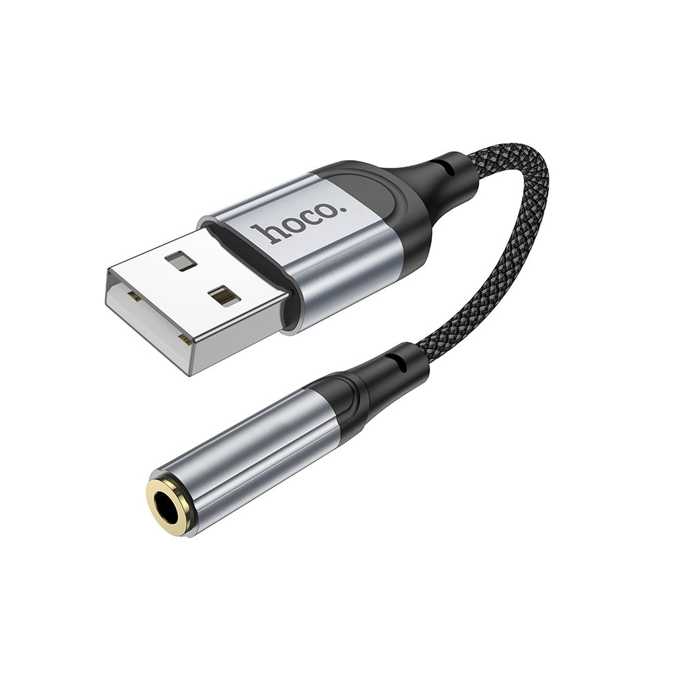 Adaptador Hoco LS36 Fresh Audio USB 3.5 Negro