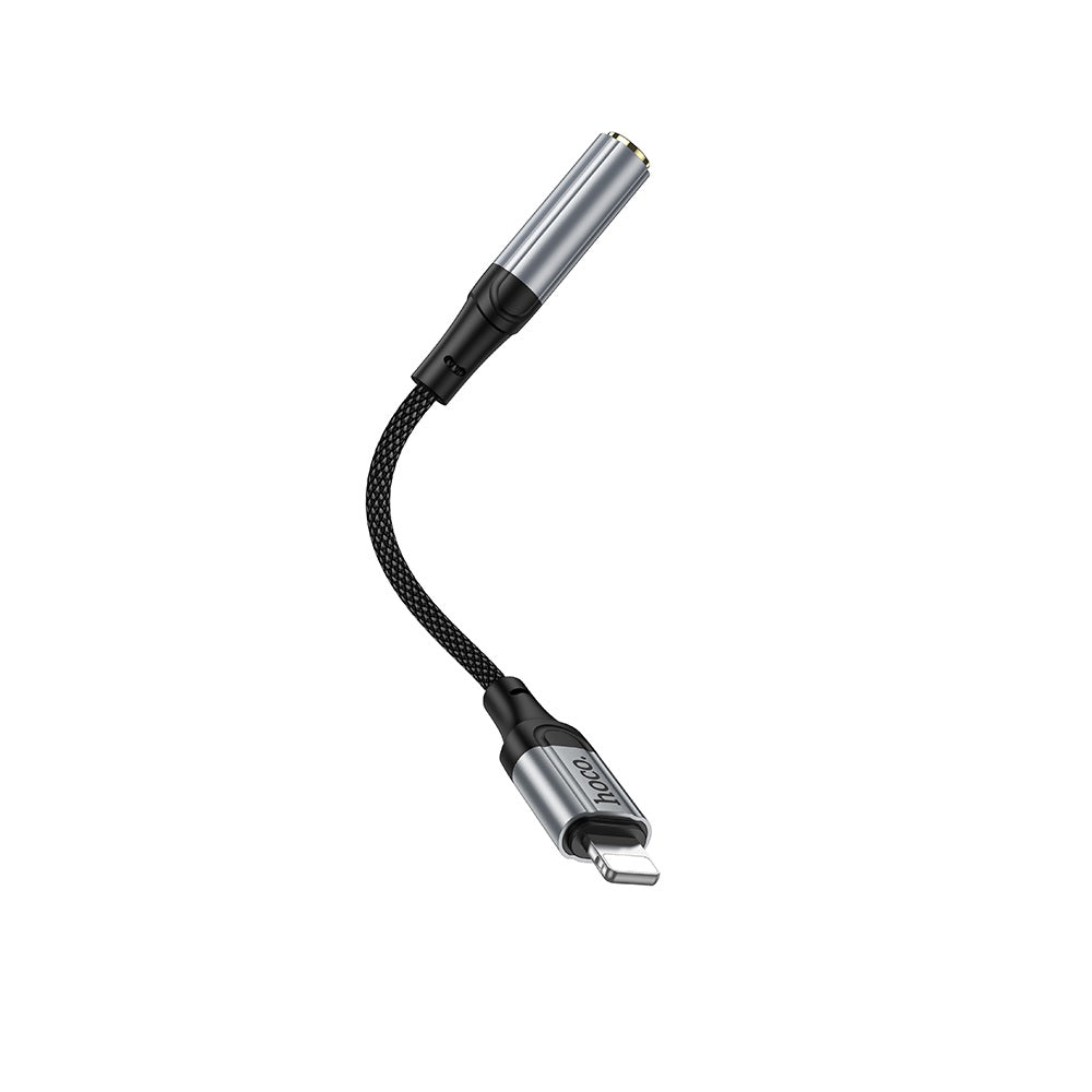 Adaptador Audio Digital Hoco LS36A iP a Jack 3.5mm DAC Gris