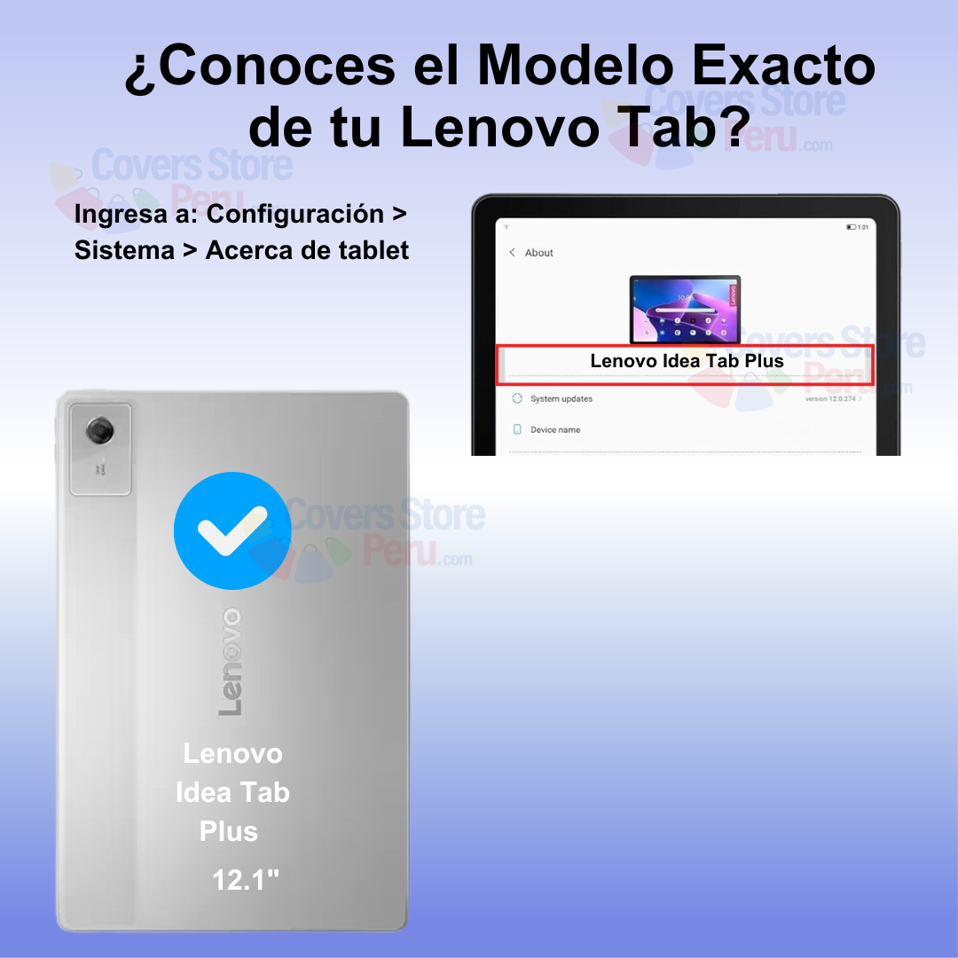 Funda para Lenovo Idea Tab Plus 12.1" Imantada + Portalápiz Lila
