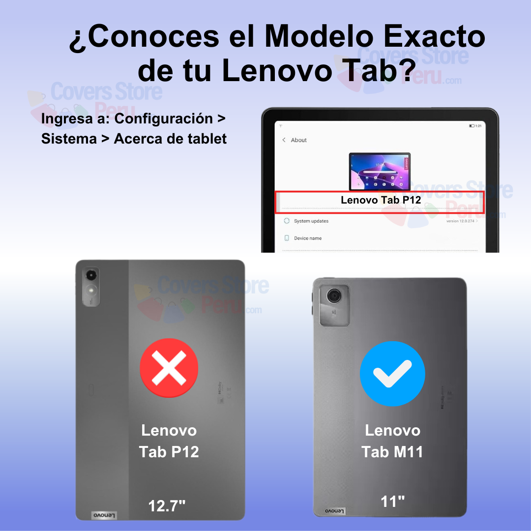 Funda para Lenovo Tab M11 11" Imantada+ Portalápiz Negro