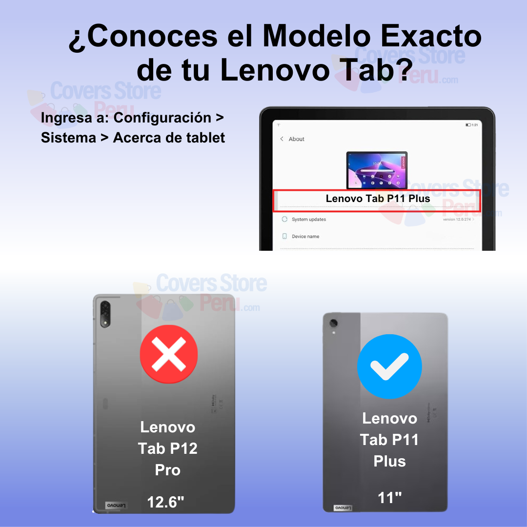Funda para Lenovo Tab P11 Plus 11" - Silicona Soft Negra