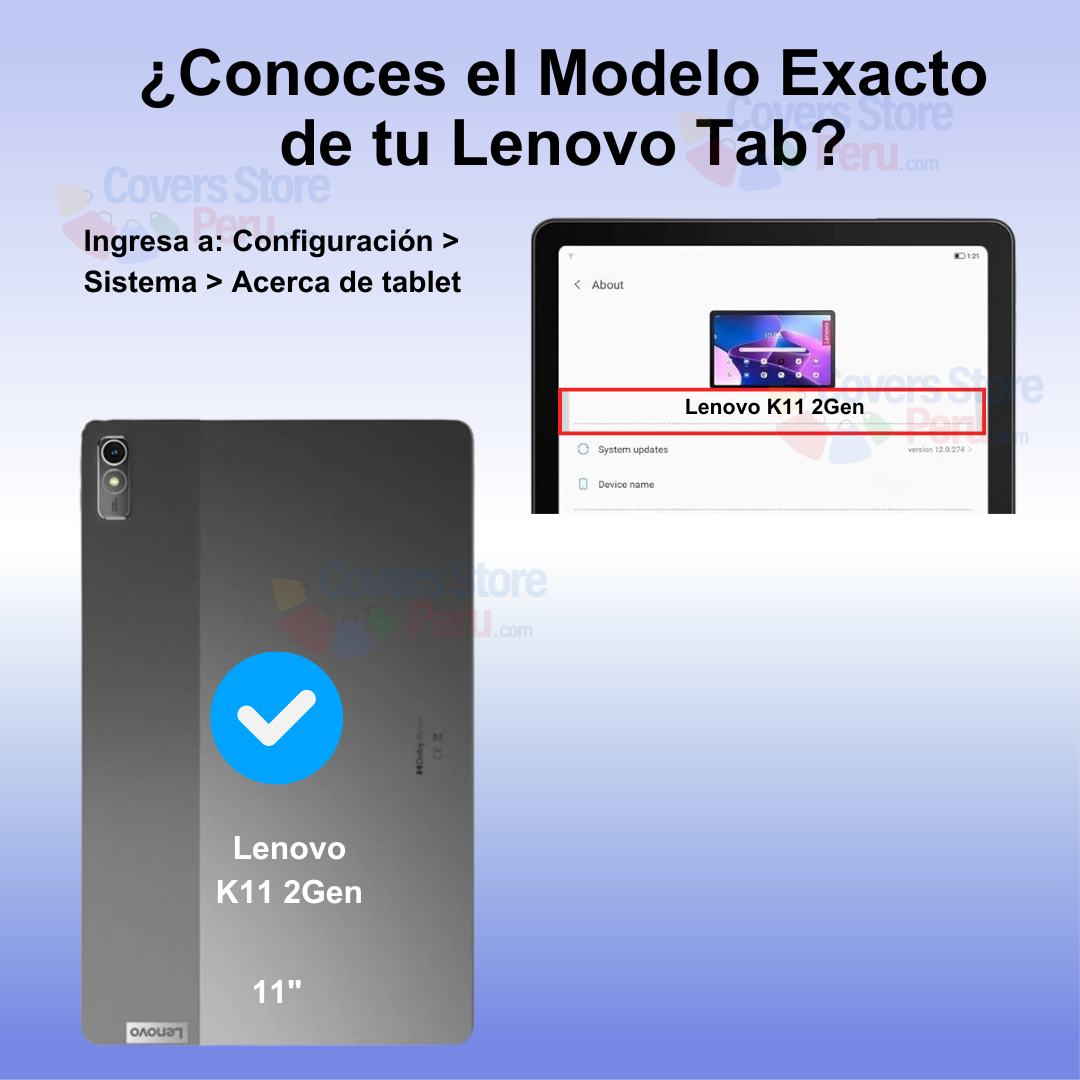 Funda para Lenovo K11 2da Gen 11"+ Portalápiz Rojo
