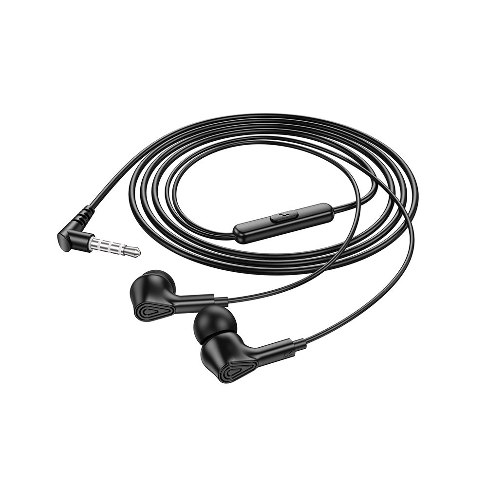 Audífono con Micrófono Hoco M102 Alámbrico Jack 3.5mm Negro