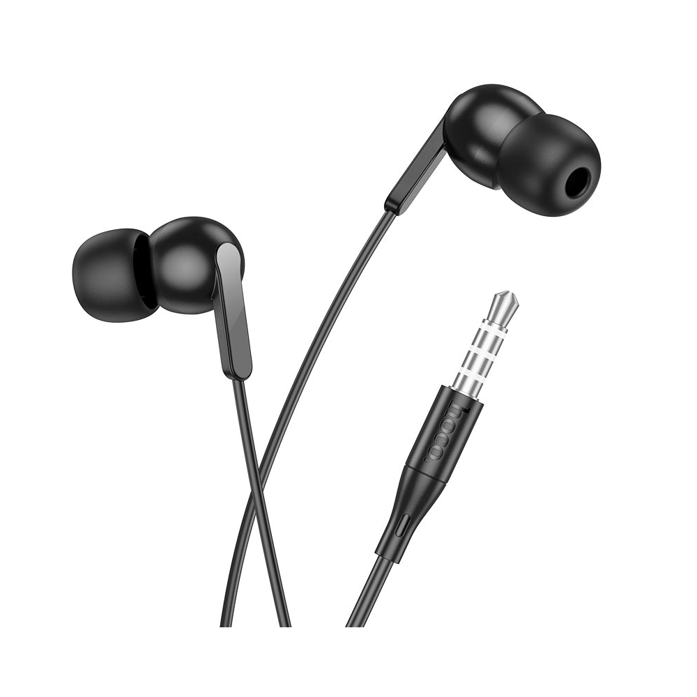 Audífono con Micrófono Hoco M124 Alámbrico Jack 3.5mm Negro