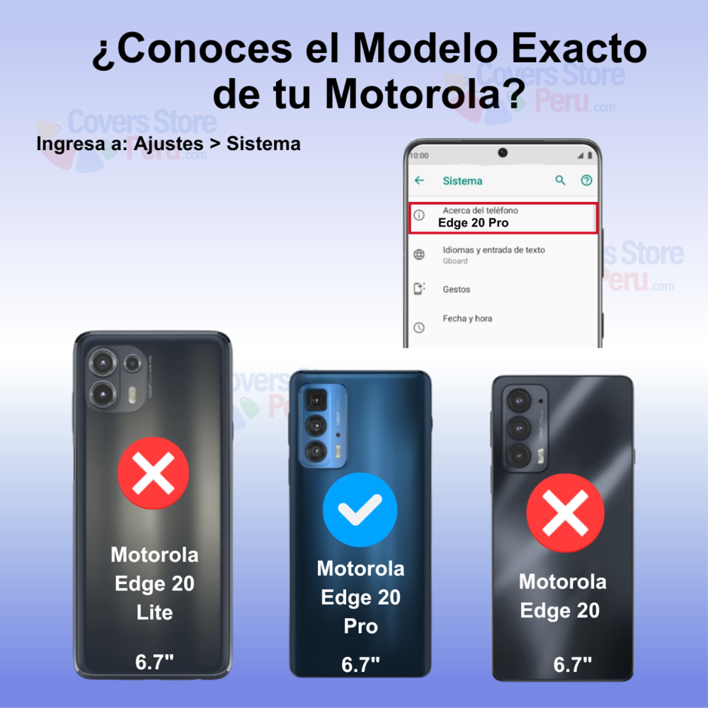 Funda Case para Motorola Edge 20 Pro Flip Cover Marrón