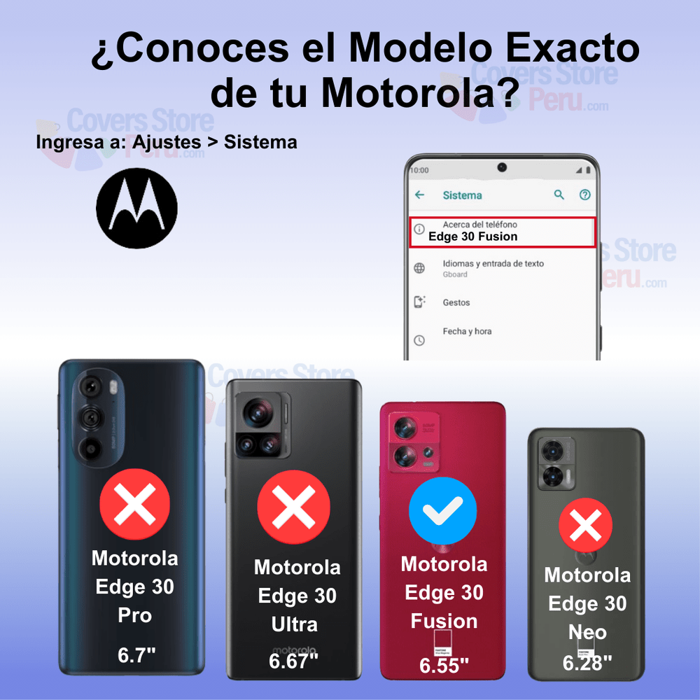 Funda para Motorola Edge 30 Fusion Space Original