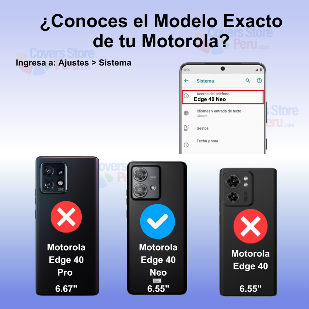 Funda Case para Motorola Edge 40 Neo Space Original