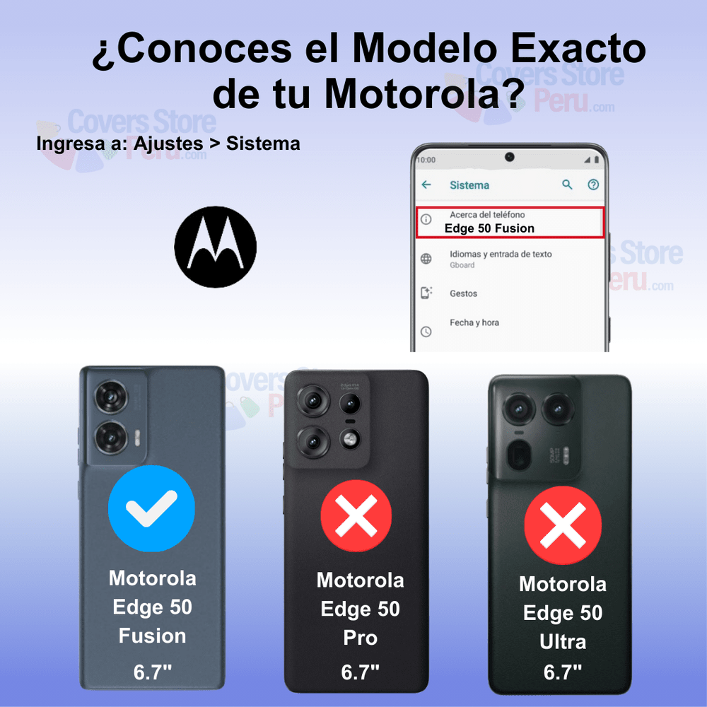 Funda para Motorola Edge 50 Fusion Space Original