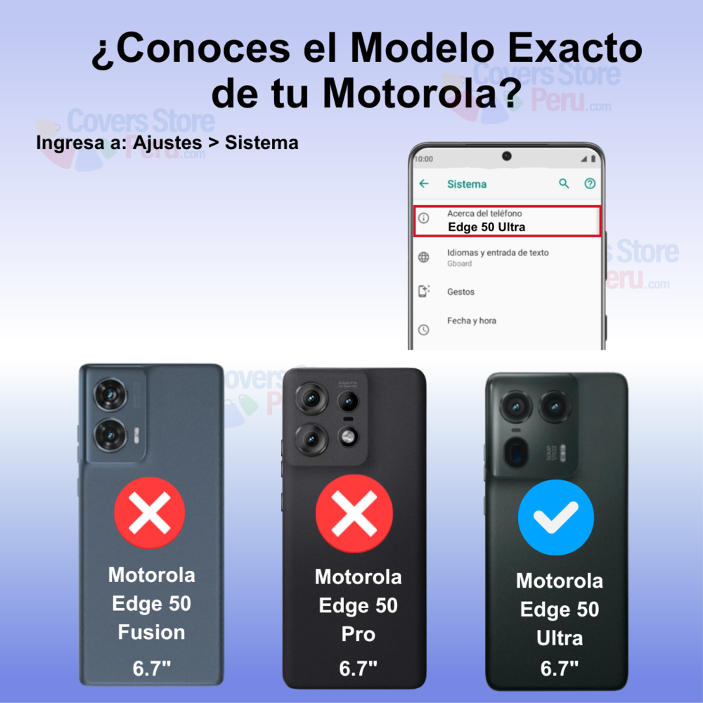 Funda para Motorola Edge 50 Ultra Ahumado con Anillo Azul