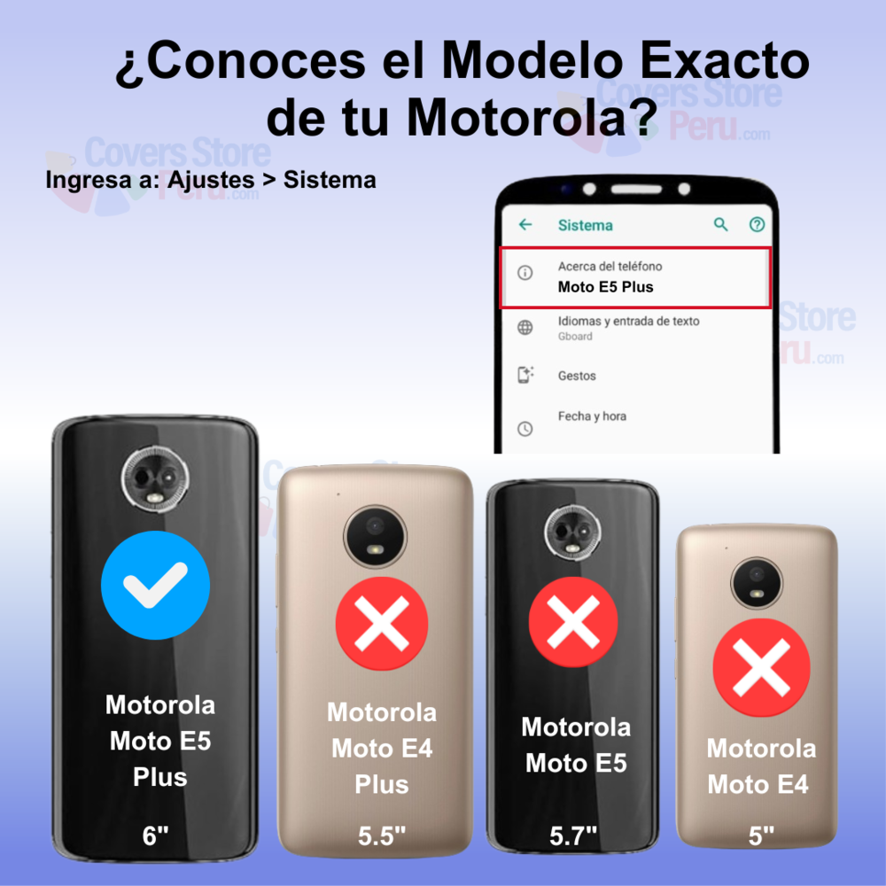 Funda Case para Motorola Moto E5 Plus Flip Cover Lila