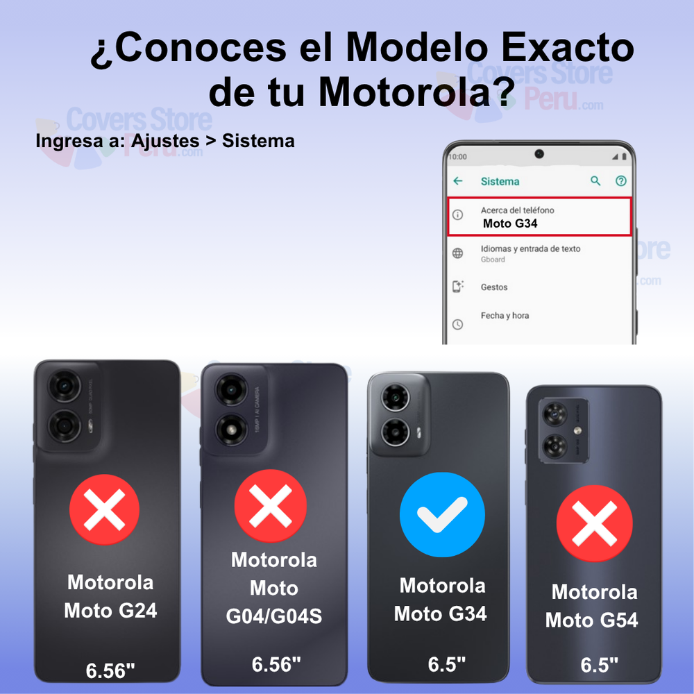 Funda para Motorola Moto G34 Holder Parante + Anillo Azul