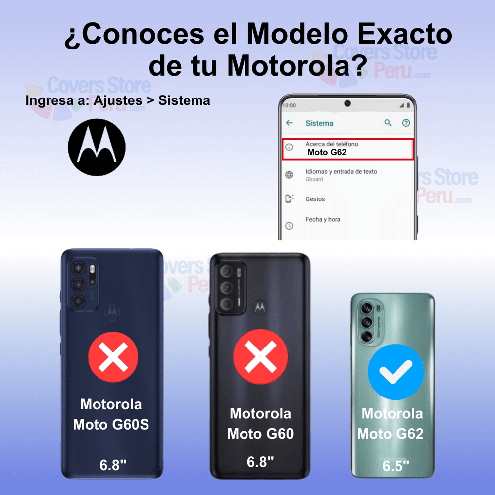Funda para Motorola Moto G62 5G con Anillo Metálico Negro