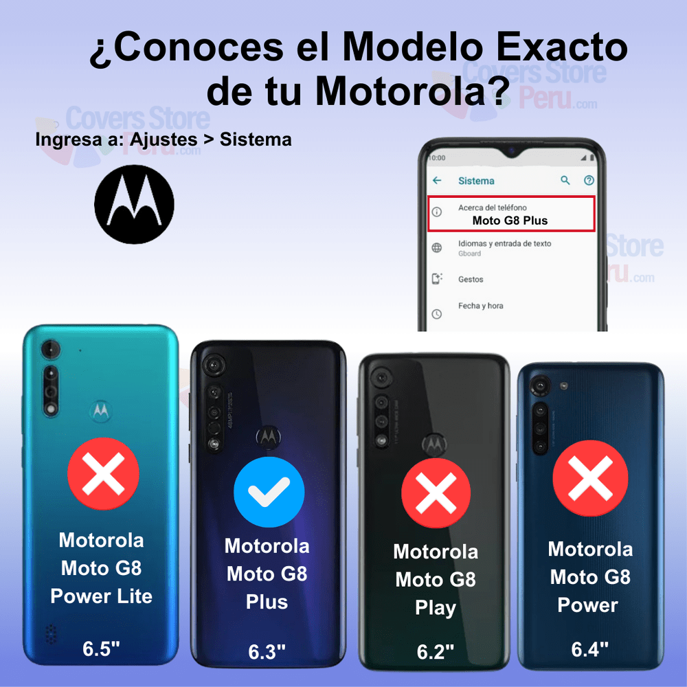 Funda para Motorola Moto G8 Plus con Anillo Metálico Negro