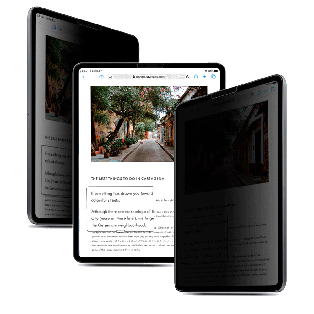 Mica para iPad 9na Gen 10.2" de Cerámica Matte Antiespia