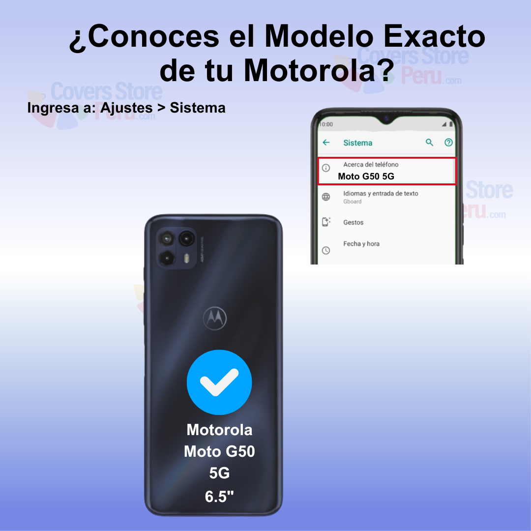 Funda Case para Motorola G50 5G Soft Feeling Antishock Azul