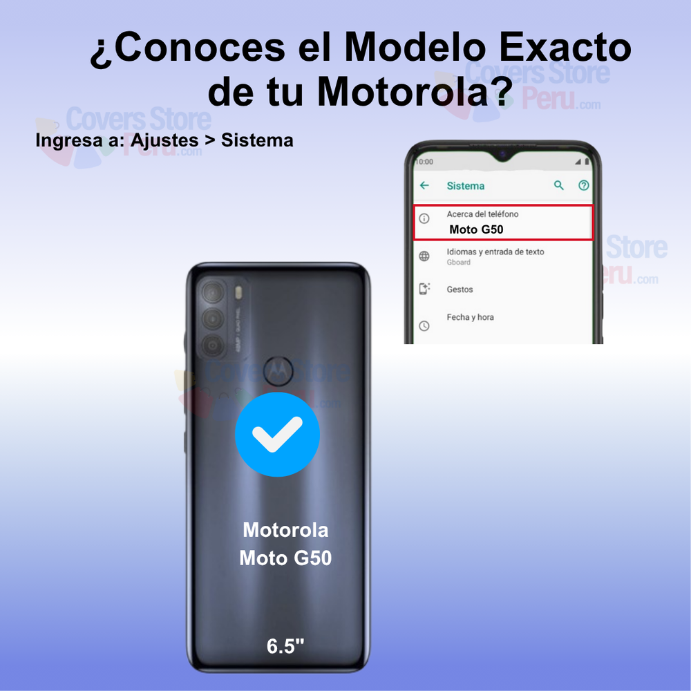 Funda Case para Motorola Moto G50 4G Space Original Transparente