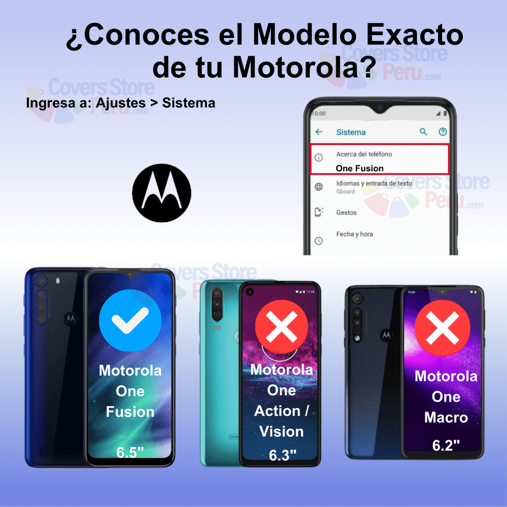 Mica de Motorola One Fusion Protector de Pantalla Vidrio 9D