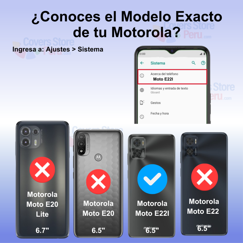 Funda para Motorola Moto E22i Ahumado con Anillo Azul