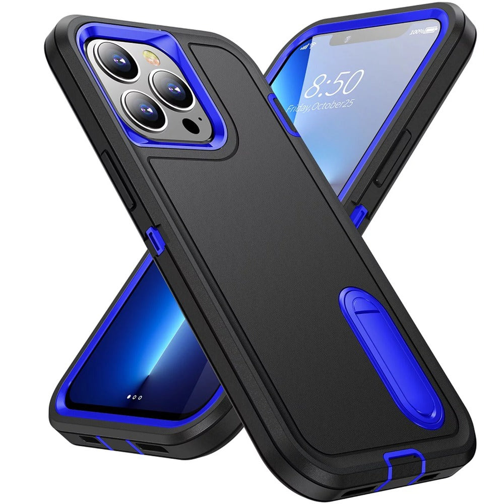 Funda para iPhone 17 Pro Adventure Extreme Negro-Azul