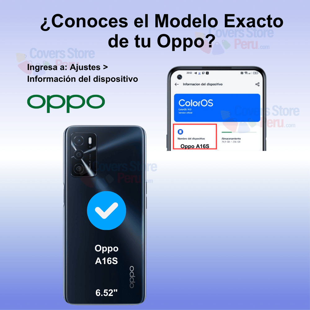 Funda para Oppo A16S Anillo Metálico Azul