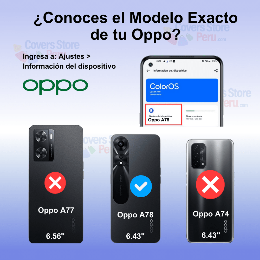 Funda para Oppo A78 4G Space Original Transparente