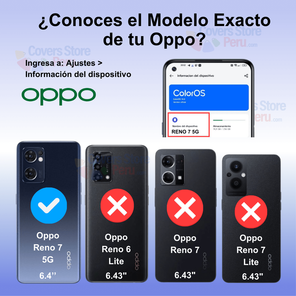Funda Case de Oppo Reno 7 5G Holder Parante con Anillo Azul