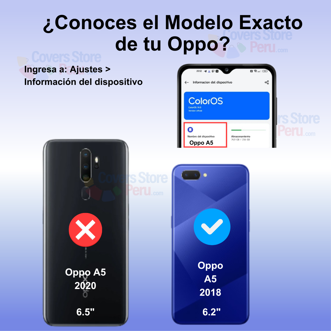 Funda Case para Oppo A5 2018 Ahumado Anillo Rojo