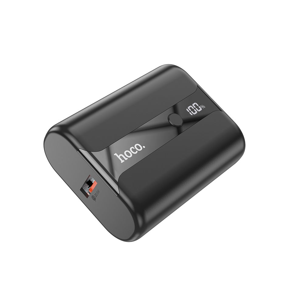 Power Bank 10000mAh Hoco Q3 Pro Carga Rapida 22.5W Negro