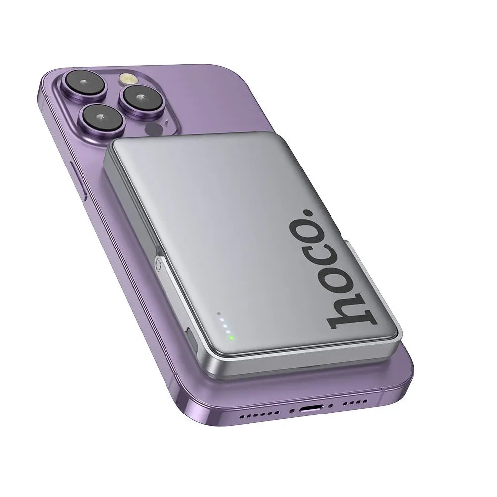 Power Bank Magsafe Soporte 10000mAh Hoco Q36A PD20W Gris
