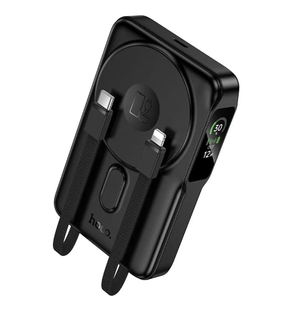 Power Bank 10000mAh Hoco Q48 Core Magnetico Negro