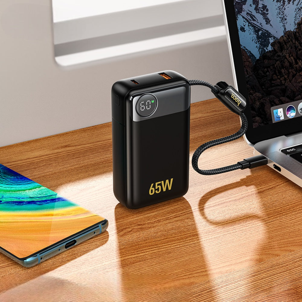 Power Bank 12000mAh Hoco Q53 PD65W Carga Rapida Negro