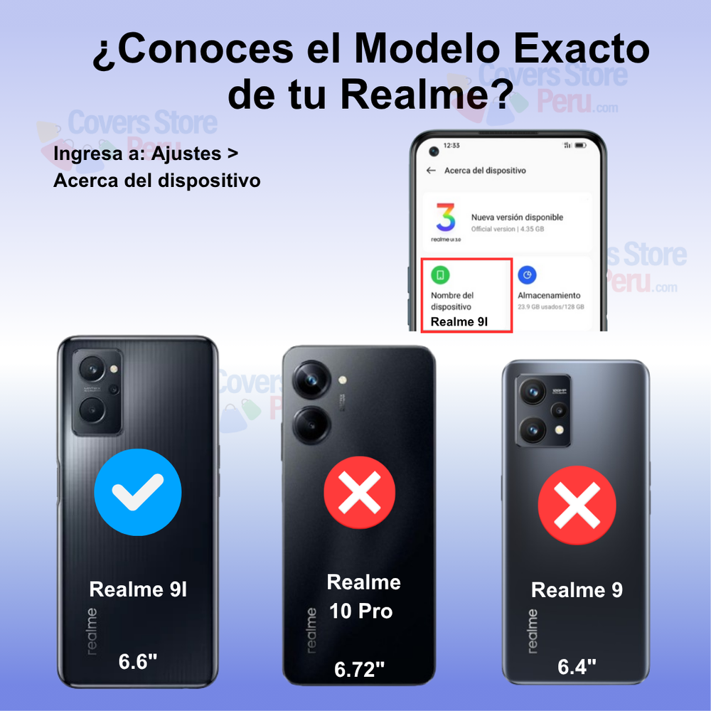 Funda Case para Realme 9i Jelly Pearl Rosa