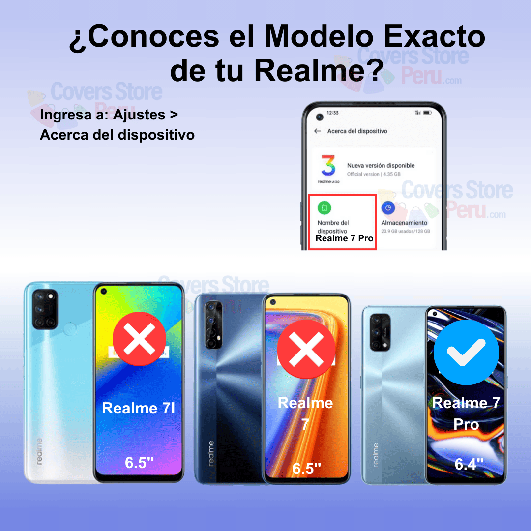Mica Protector para Realme 7 Pro Vidrio Templado OG