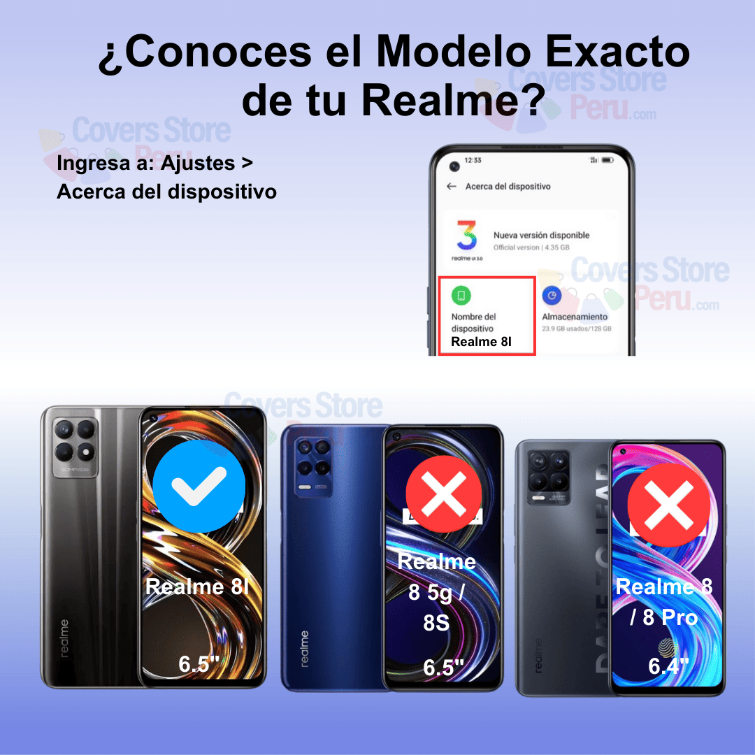 Mica Protector para Realme 8i Vidrio Templado OG