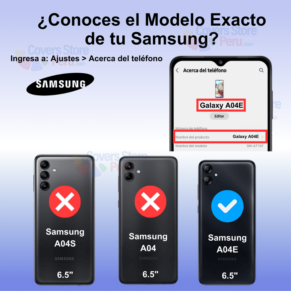 Funda para Samsung A04E New Robot Negro + Protector Cam