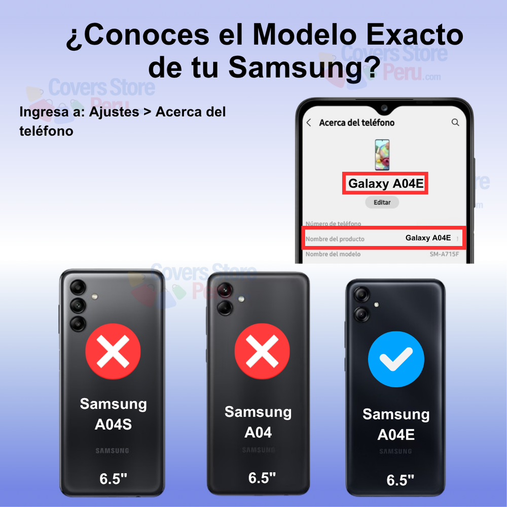 Funda para Samsung A04E Ahumado con Anillo Azul Antishock