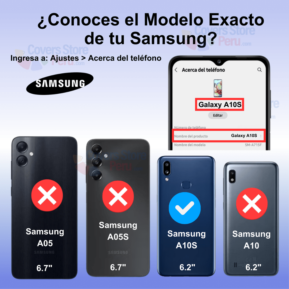 Funda para Samsung A10S New Robot Negro + Protector Cam