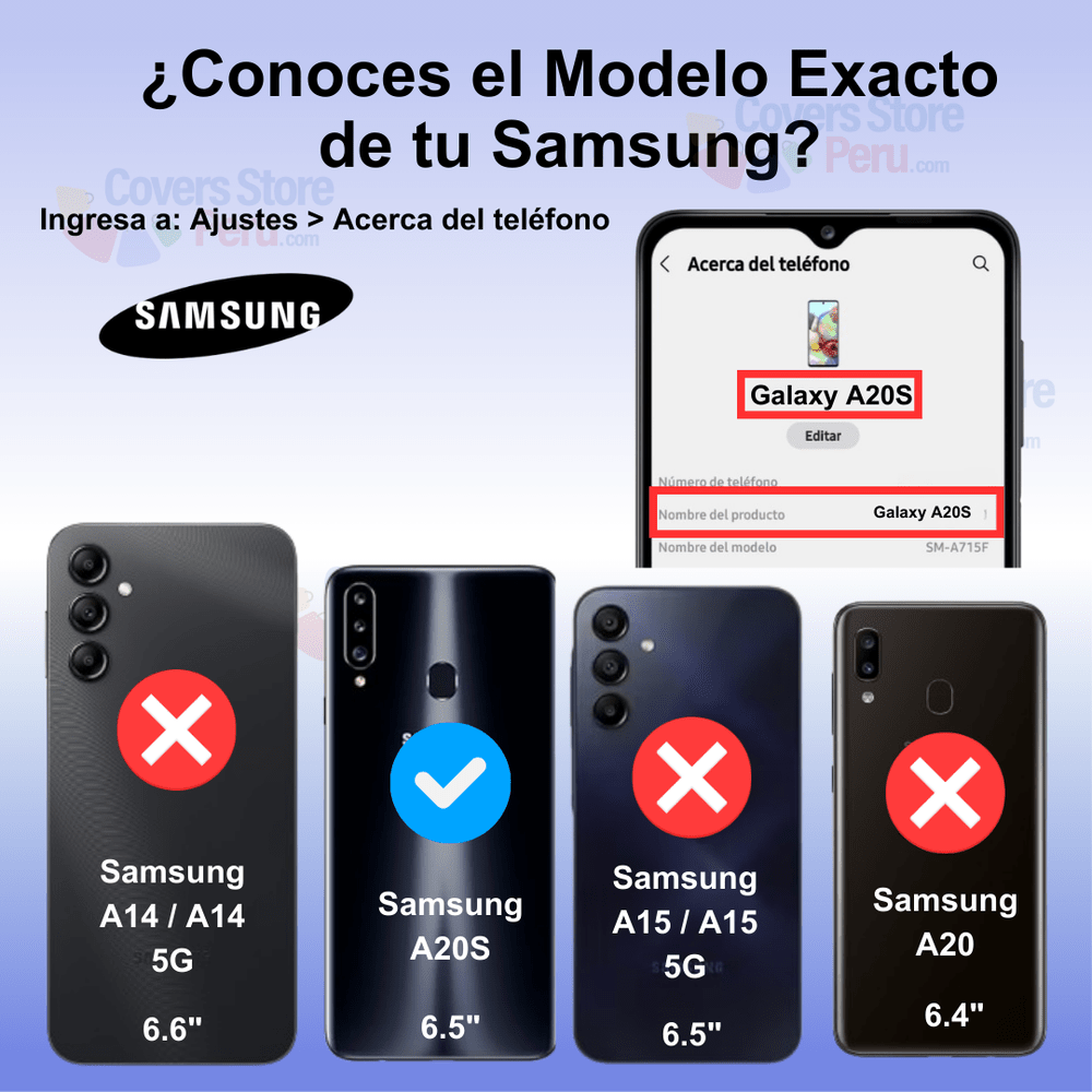 Funda Case para Samsung A20S Flip Cover Guinda Antishock